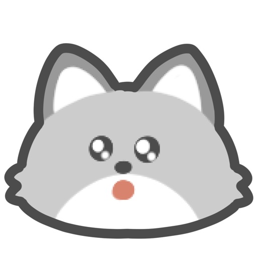 gray fox sticker gray fox sticker