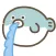 moving blowfish sticker