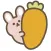 movin rabbit sticker