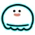 neon jellyfish sticker