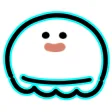 neon jellyfish sticker neon jellyfish sticker