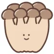 shimeji mush sticker