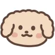 toy poodle sticker