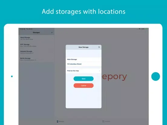 Captures d'écran de Keepory iPad 