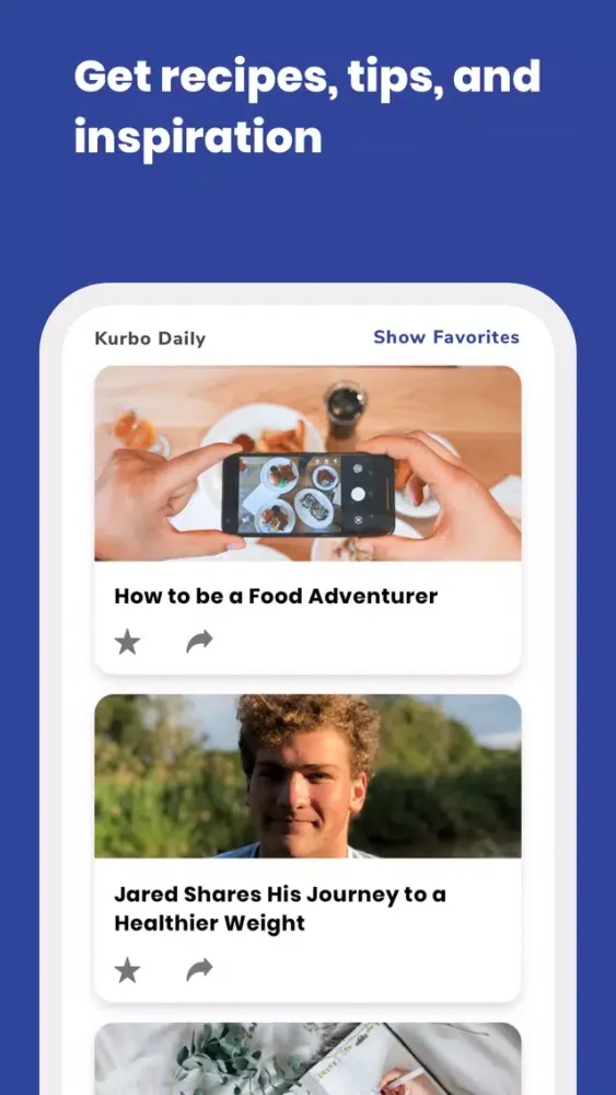 Kurbo by WW (Weight Watchers) 스크린샷