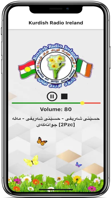 Screenshot di Kurdish Radio Ireland