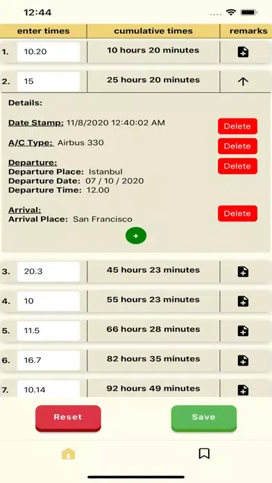 Tangkapan skrin Easy Time Calculator