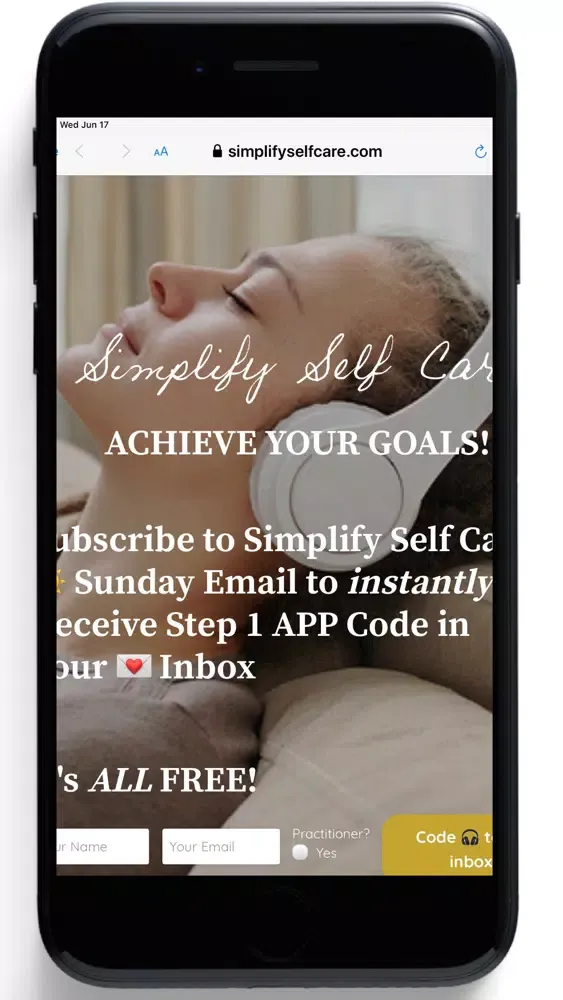 Simplify Self Care Step 1 سکرین شاٹس