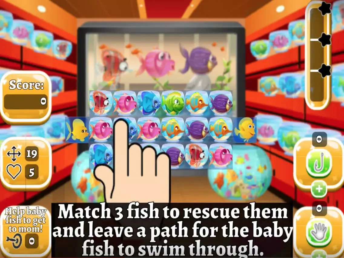 Ảnh chụp màn hình của Pet Fish Rescue - Match 3 iPad 