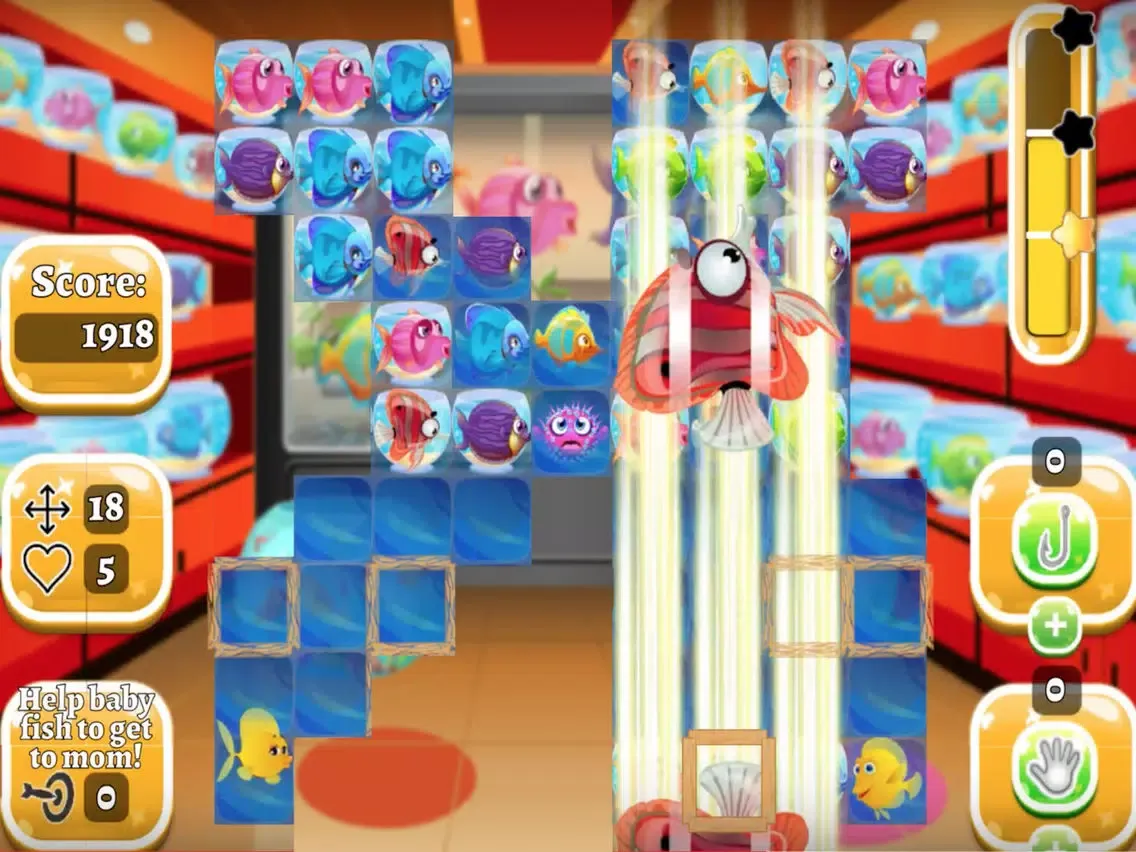 Ảnh chụp màn hình của Pet Fish Rescue - Match 3 iPad 