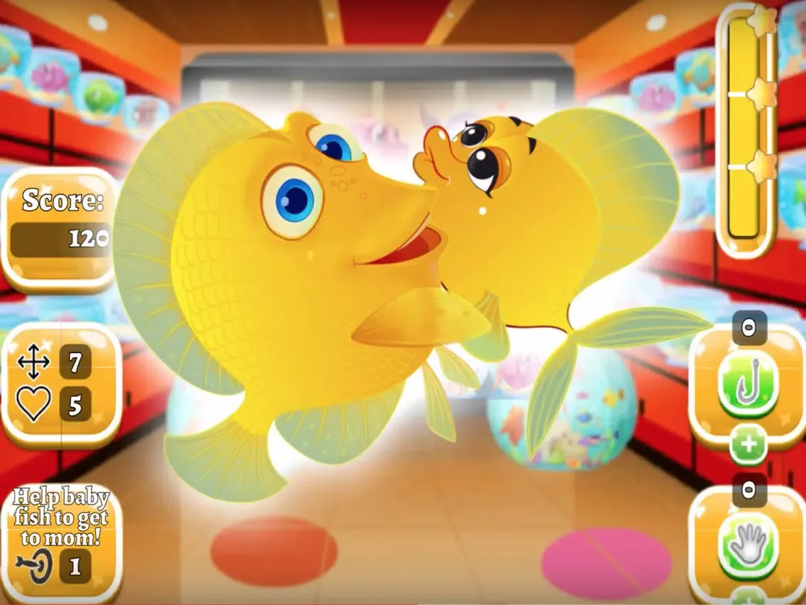 Ảnh chụp màn hình của Pet Fish Rescue - Match 3 iPad 
