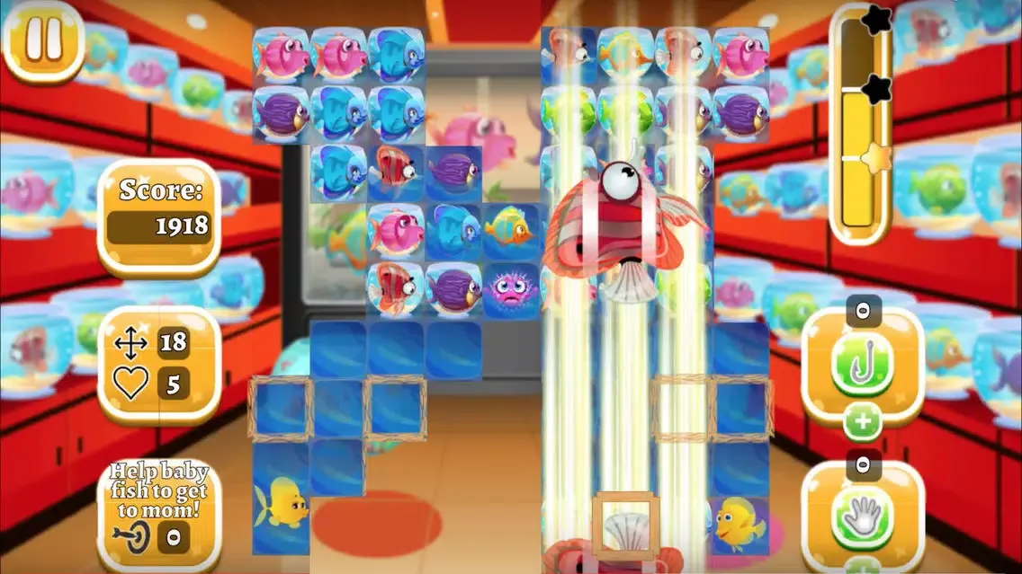 Ảnh chụp màn hình của Pet Fish Rescue - Match 3