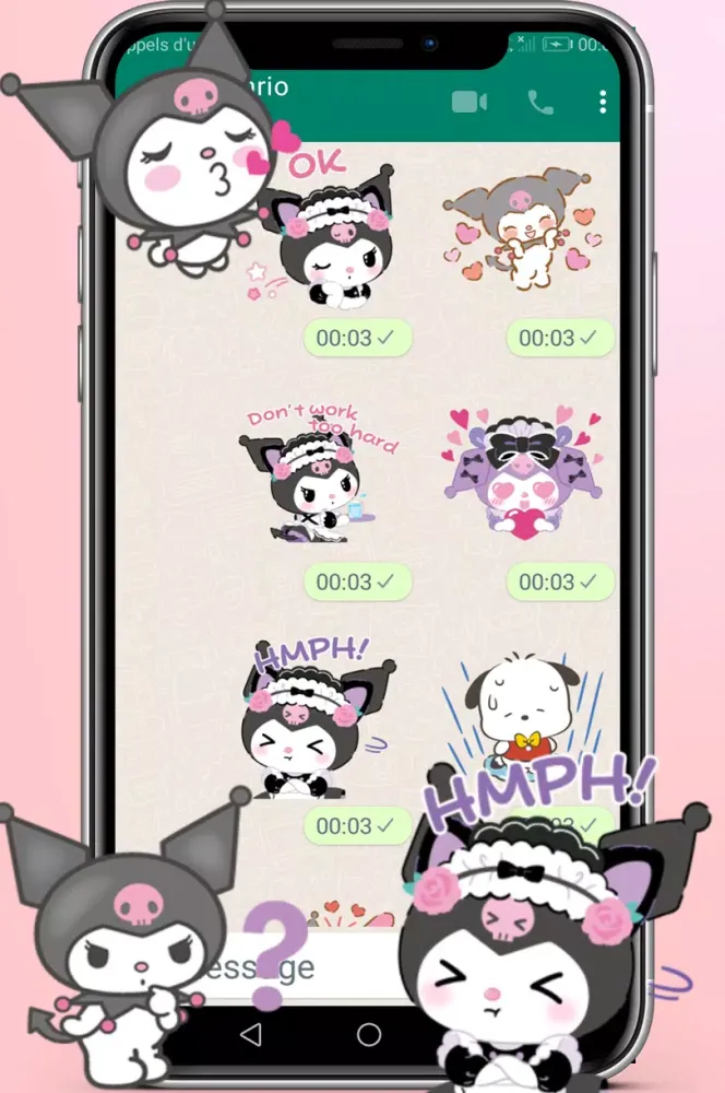 Cute Sanrio Stickers Ekran Görüntüleri