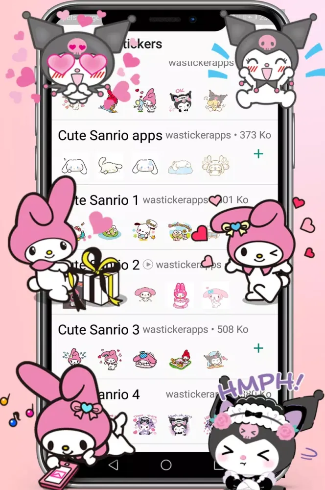 Cute Sanrio Stickers Ekran Görüntüleri