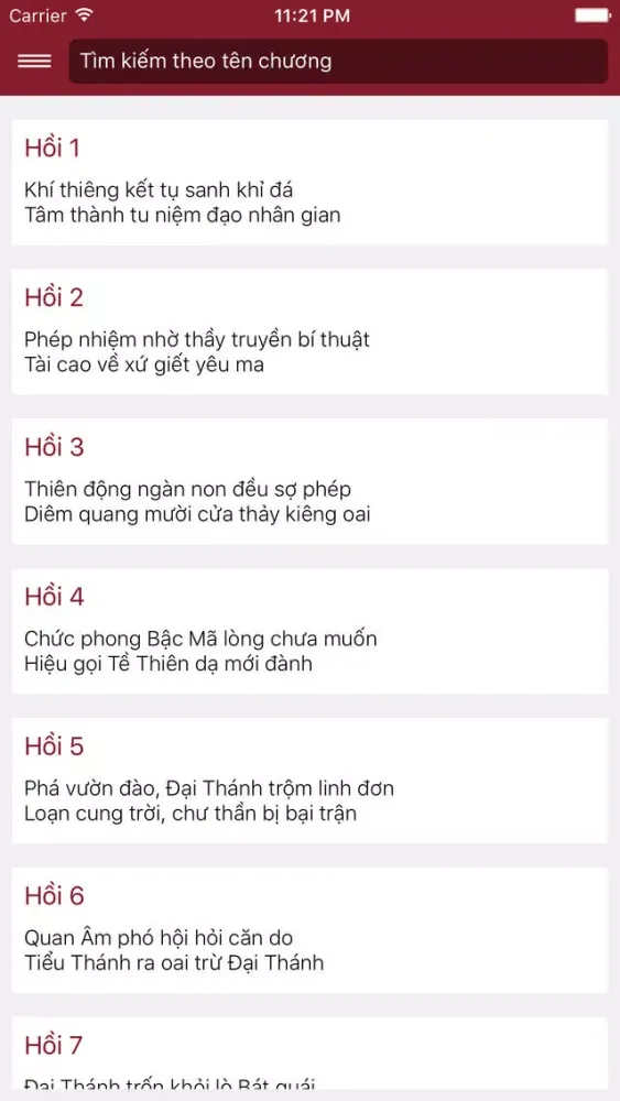 Tây Du Ký - đọc offline Screenshots