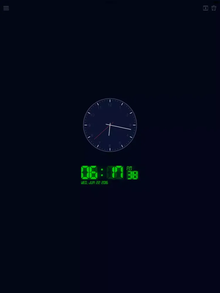 BedClock - Free Bedside Clock and Alarm iPad  स्क्रीनशॉट