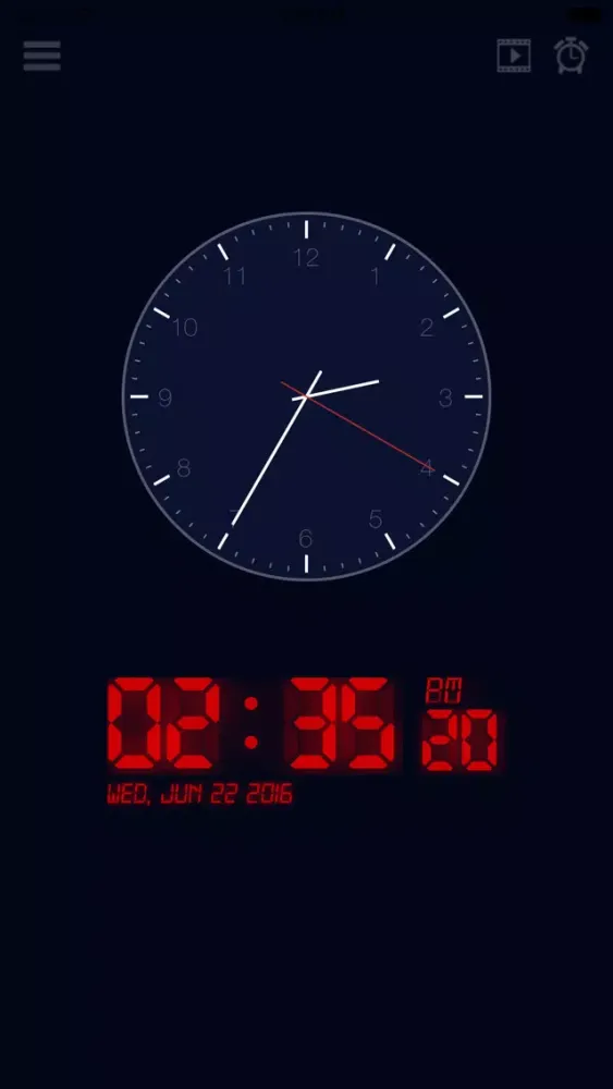 BedClock - Free Bedside Clock and Alarm स्क्रीनशॉट