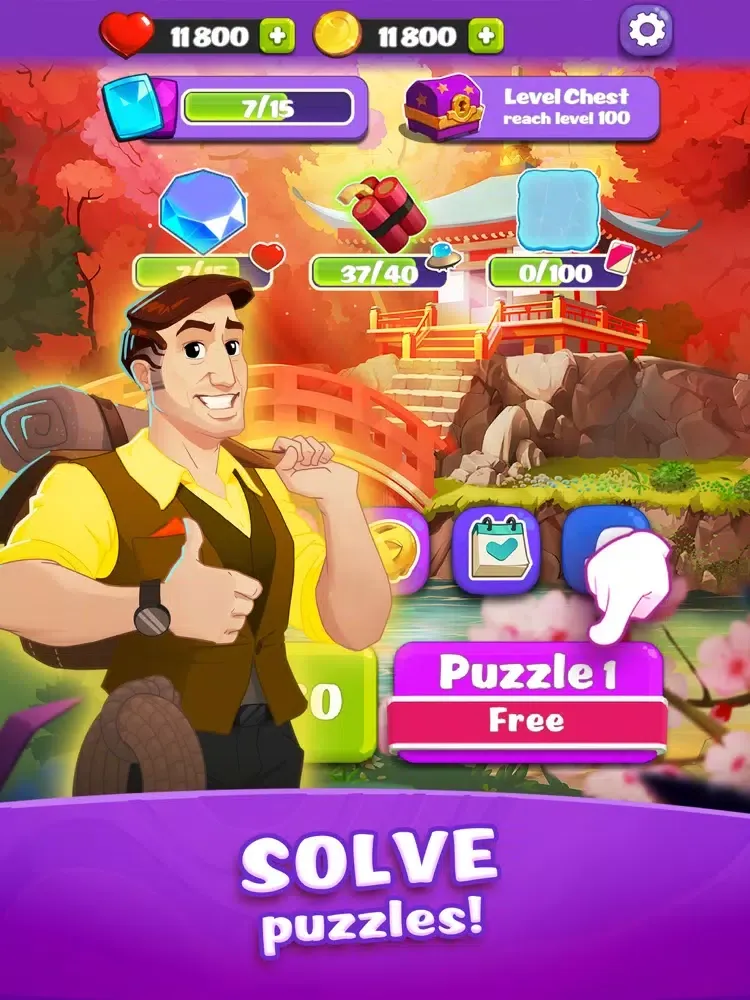 ภาพหน้าจอของ Link Pets: Animal match 3 game iPad 