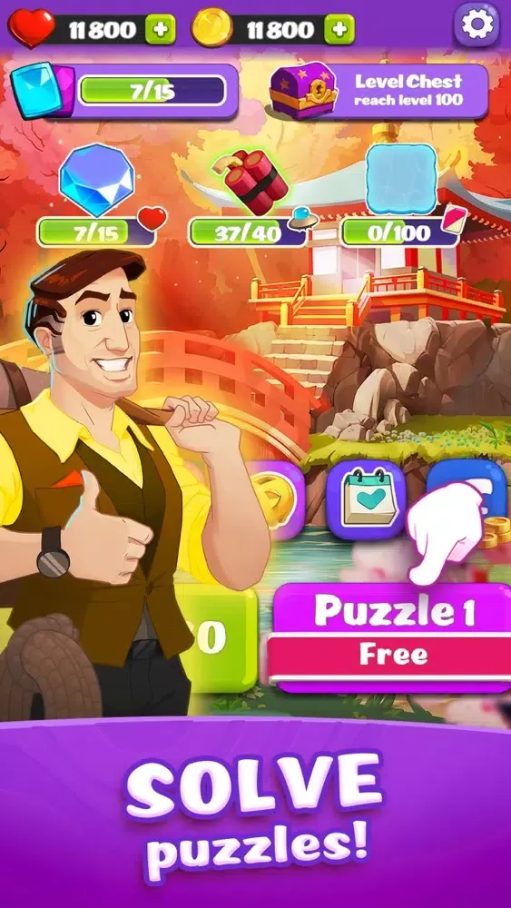 ภาพหน้าจอของ Link Pets: Animal match 3 game
