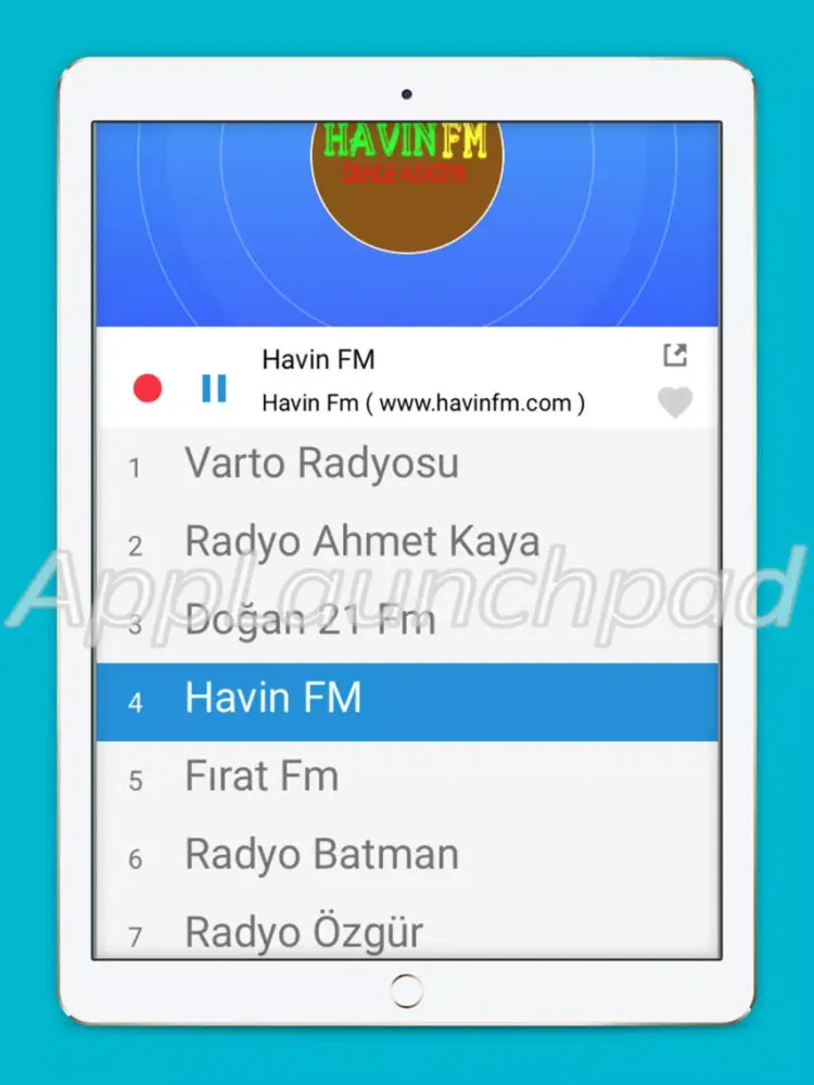Kürtçe Radyolar iPad  স্ক্রিনশট
