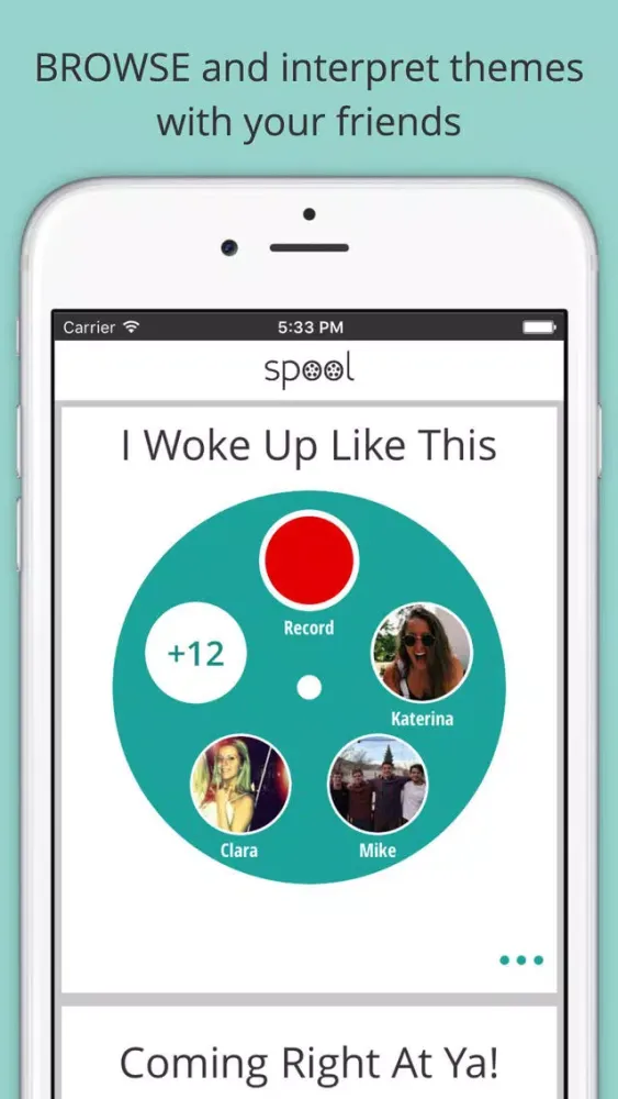Spool - Spark Creative Videos Among Friends Ekran Görüntüleri