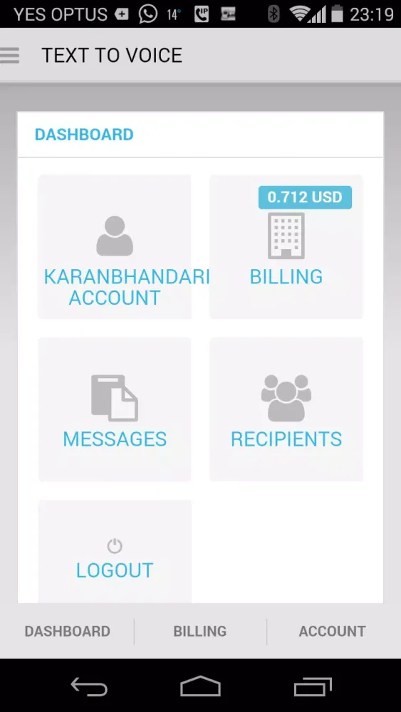 Tangkapan skrin Text To Voice (Schedule Calls)