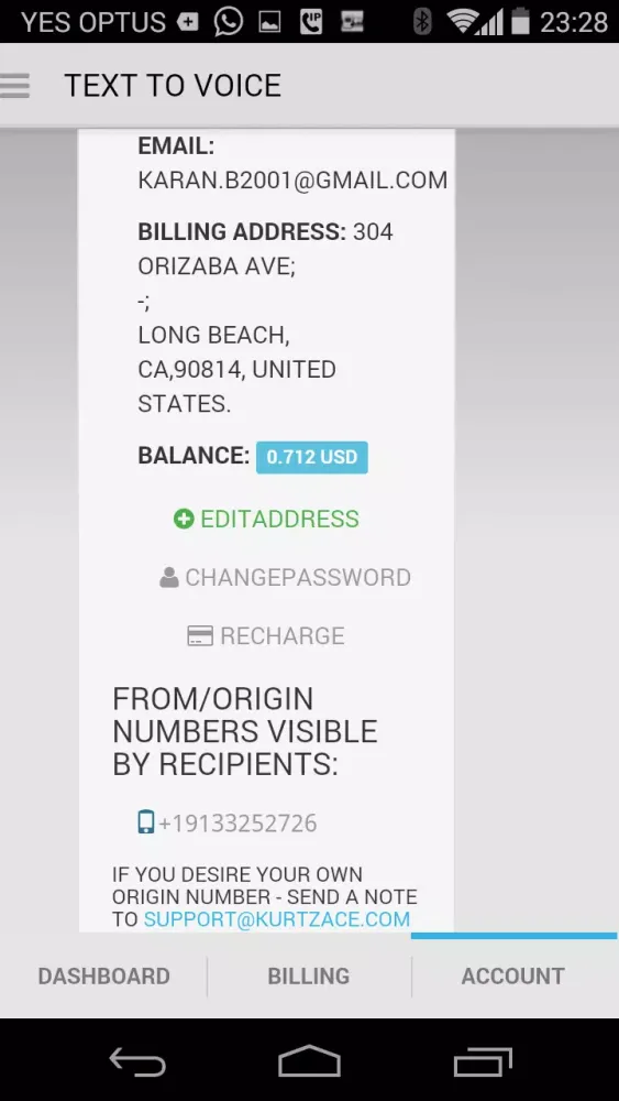 Tangkapan skrin Text To Voice (Schedule Calls)
