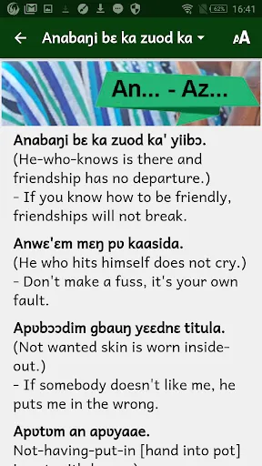 Kusaal proverbs Ekran Görüntüleri