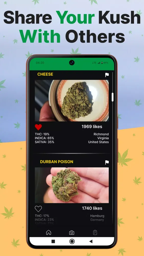 Kush Scan: AI Weed Identifier スクリーンショット