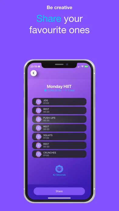 ภาพหน้าจอของ HIIT & Tabata Workout