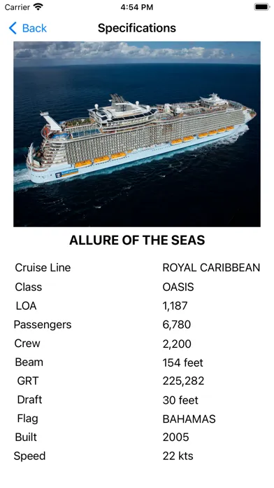 CruiseSchedule Port Everglades سکرین شاٹس