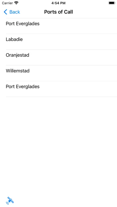 CruiseSchedule Port Everglades سکرین شاٹس