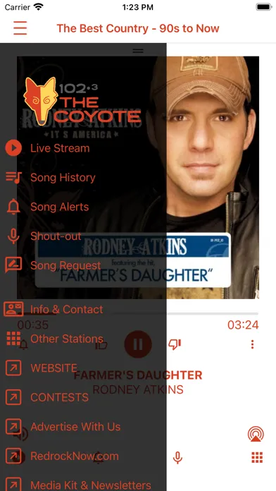 Captures d'écran de 102.3 COYOTE