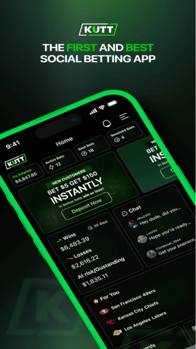 Kutt سکرین شاٹس