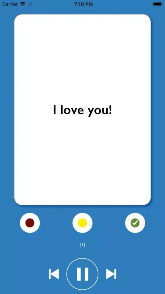 Sì! Text to Talking Flashcards スクリーンショット