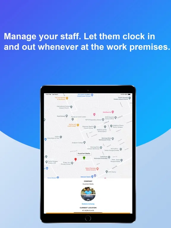 Capturas de pantalla de CloseApp ClockIN iPad 