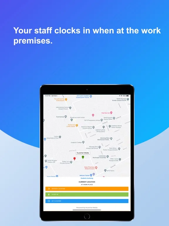 Capturas de pantalla de CloseApp ClockIN iPad 