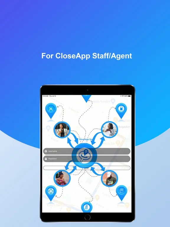 CloseApp Staff iPad  Ekran Görüntüleri