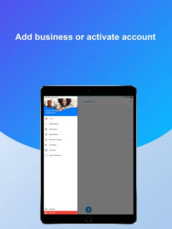 CloseApp Staff iPad  Ekran Görüntüleri