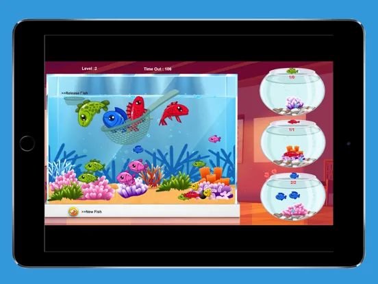 Tangkapan skrin Fish Color Matching iPad 