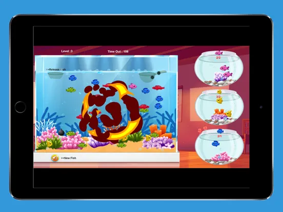 Tangkapan skrin Fish Color Matching iPad 