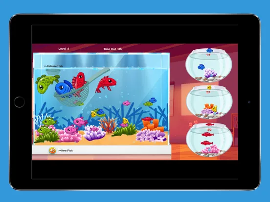 Tangkapan skrin Fish Color Matching iPad 