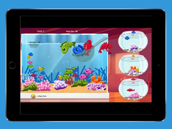 Tangkapan skrin Fish Color Matching iPad 