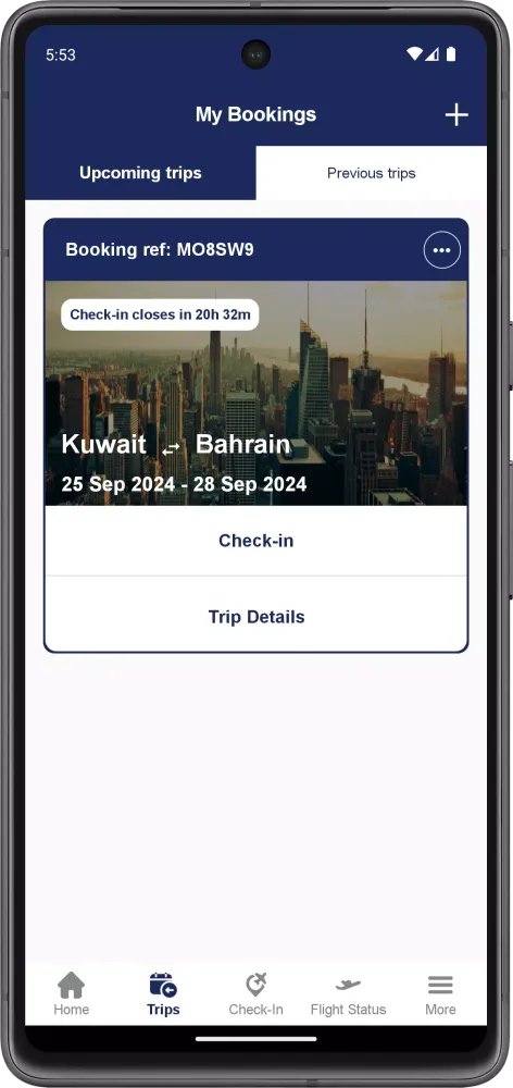 Captures d'écran de Kuwait Airways
