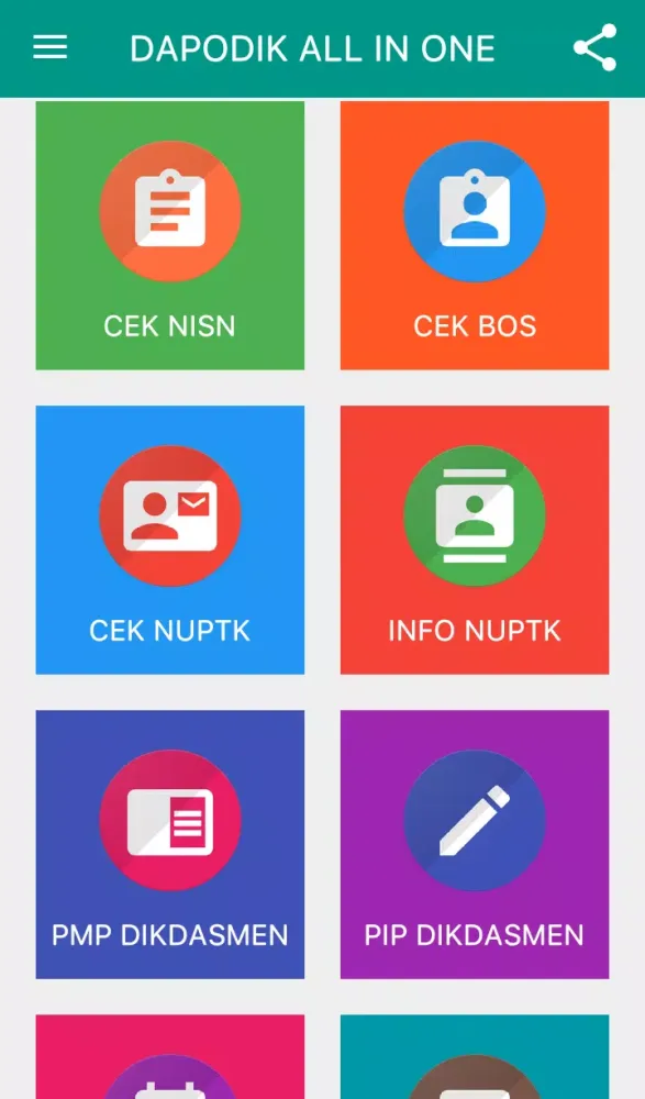 DAPODIK Online Screenshots