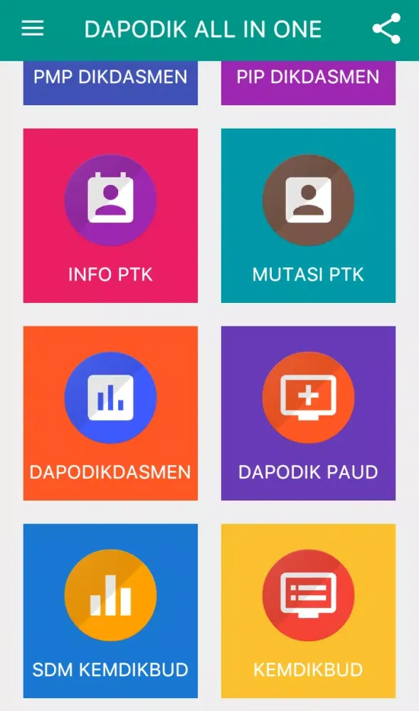 DAPODIK Online Screenshots