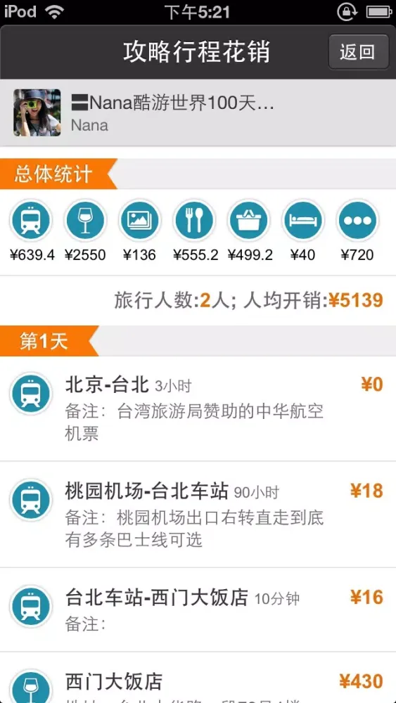 Tangkapan skrin 一起玩旅游