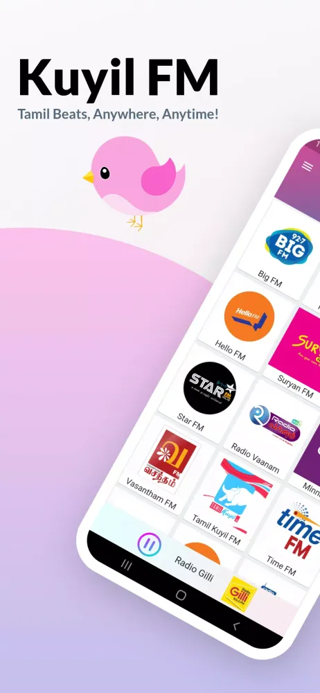 Ảnh chụp màn hình của Tamil FM & Radio HD - Kuyil FM