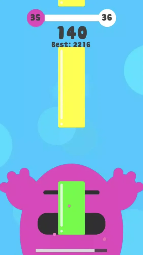Capturas de tela do Blobby