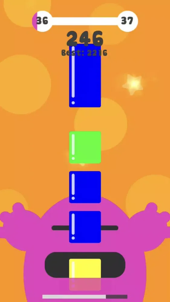 Capturas de tela do Blobby